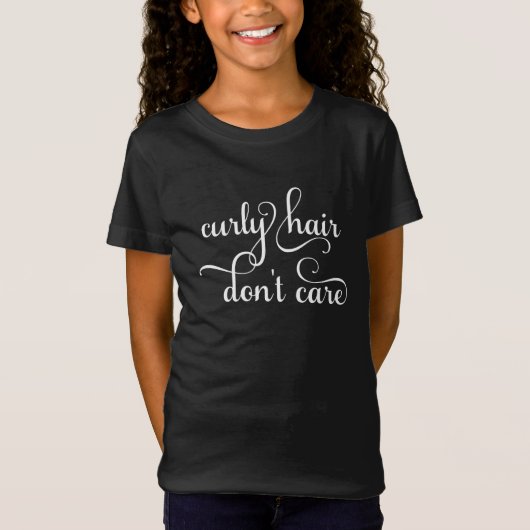Curly Hair Maakt T-shirt niet uit (Voorkant)