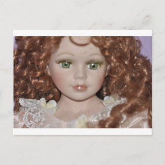Curly Haired Doll Briefkaart