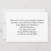 Curly het Afstuderen van de Foto van het Manuscrip Kaart (Achterkant)