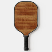 Curly Koa Acacia Wood Grain Kijk Pickleball Paddle (Voorkant)