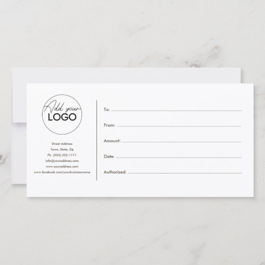 Curly Lashes Cadeaubon Zwarte Sjabloon (Achterkant)