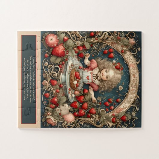 Curly Locks, Curly Locks kinderrijm Legpuzzel (Horizontaal)