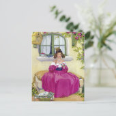 Curly Locks wil dat je mijn neursery ritme bent Briefkaart (Staand voorkant)