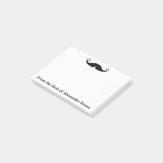 Curly Mustache Post-it® Notes (Schuin)
