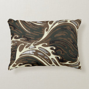 Curly Ocean Waves Decoratief Kussen