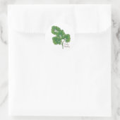 Curly Parsley Round Sticker (Tas)