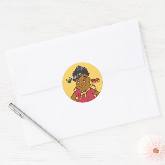 Curly Que Ronde Sticker (Envelop)