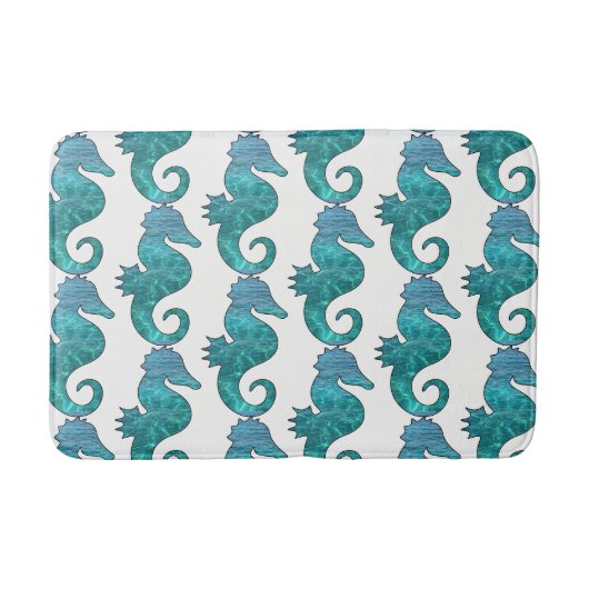 Curly Seahorse Bath Mat (Voorkant)