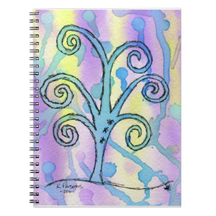 Curly-structuur Notitieboek