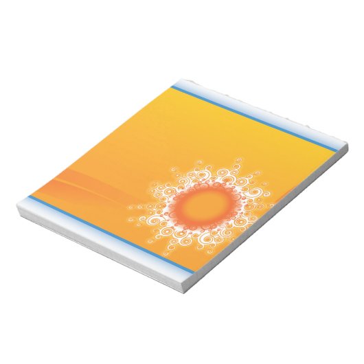 Curly Sunshine design Notitieblok (Gedraaid)