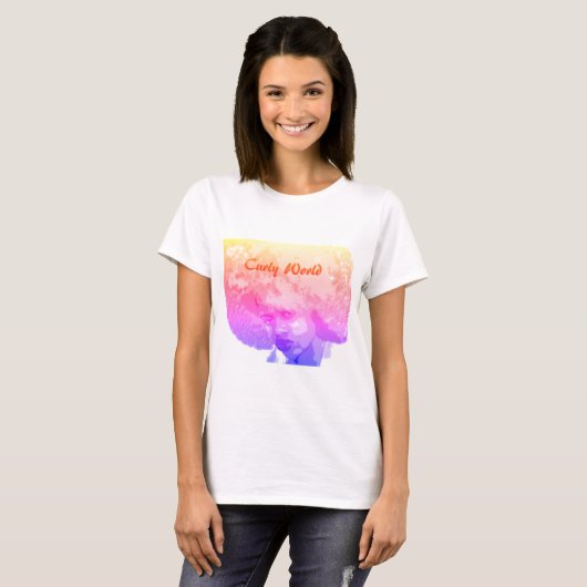Curly World Tee shirt (Voorkant volledig)