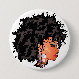 CURLZ "LIZA"-Button Ronde Button 4,0 Cm
