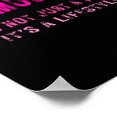 Curmudgeon It's Not Just A Word, It's A Lifestyle  Poster (Hoek)