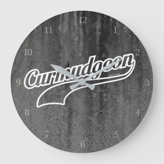 Curmudgeon Large Clock Grote Klok (Voorkant)