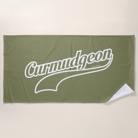 Curmudgeon Strandlaken (Voorkant)