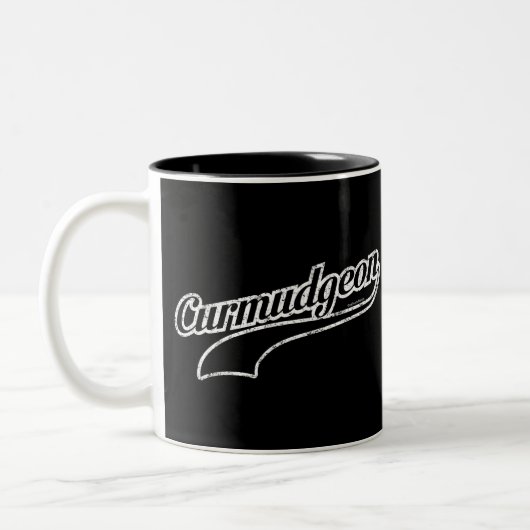 Curmudgeon Two-Tone Coffee Mok (Links)