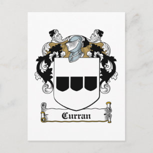 Curran Family Crest Briefkaart