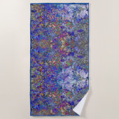 Currant Arbre Feuille Art Serviette de plage perso (Devant)