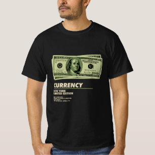 Currency Limited Edition – Retro geld esthetiek T-shirt