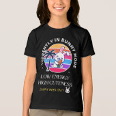 Currently in Bunny Mode Tri-Blend Shirt (Voorkant)