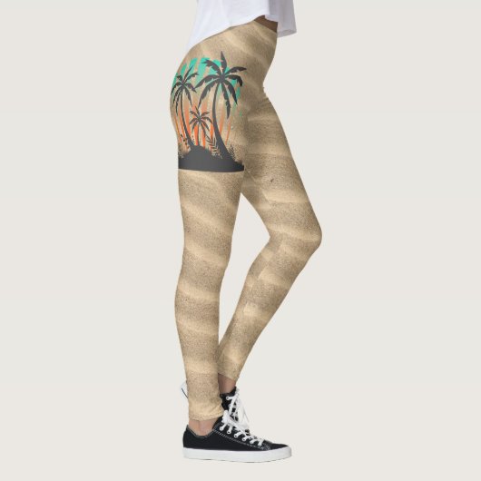 Currents Côtiers - Leggings Femmes Personnalisés (Droite)
