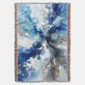 Currents of Calm and Chaos Deken (Voorkant Verticaal)