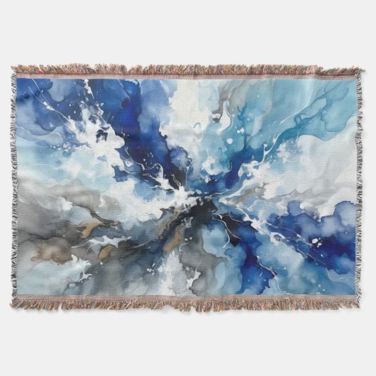 Currents of Calm and Chaos Deken (Voorkant)