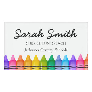 Curriculum Coach Leraar County Medewerker Naam Tag