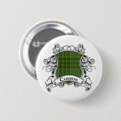 Currie Tartan Shield Ronde Button 5,7 Cm (Voorkant /achterkant)