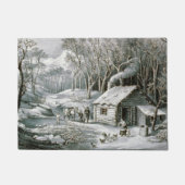 Currier en films met kajuitdrukkelijke feestdag Deurmat (Voorkant)