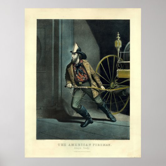  Currier en ik heb het Amerikaanse vuurman Poster (Voorkant)