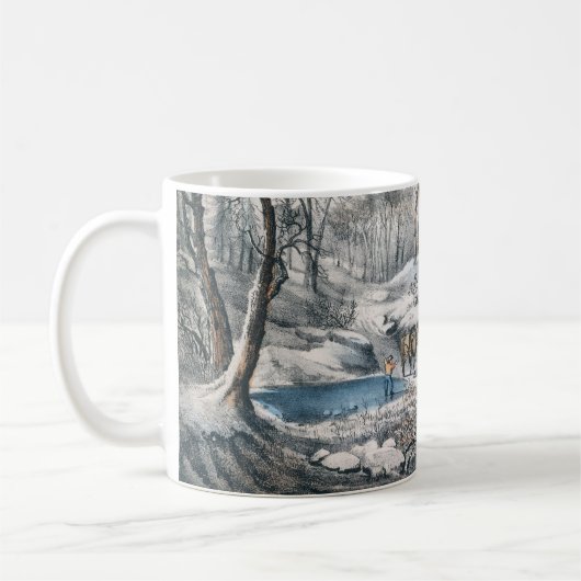 Currier en Ives "a Home in the Wilderness" Mok (Links)