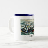 Currier et Ives - tasse - hiver de Central Park (Devant gauche)