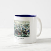 Currier et Ives - tasse - hiver de Central Park (Devant droit)
