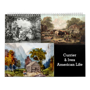 Currier & Ives - Amerikaans leven Kalender