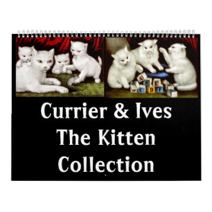Currier & Ives - Het Kitten Collectie Kalender