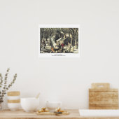 Currier & Ives Lithograaf: Maple Sugaring Poster (Keuken)