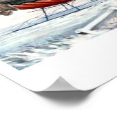 Currier & Ives - Poster - DE WEG, WINTER (Hoek)