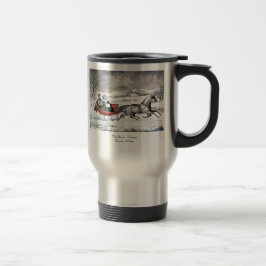 Currier & Ives - Travel Mug - The Road, Winter, Reisbeker