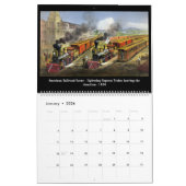 Currier & Ives treinen Kalender (Jan 2026)