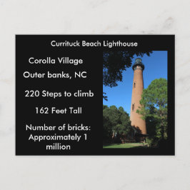 Currituck Beach vuurtoren Briefkaart