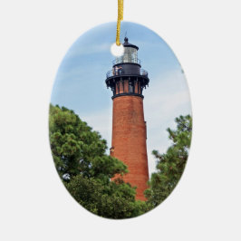 Currituck Lighthouse Keramisch Ornament