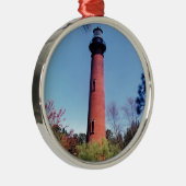 Currituck Lighthouse Metalen Ornament (Rechts)