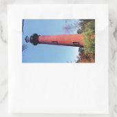 Currituck Lighthouse Rechthoekige Sticker (Tas)