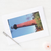 Currituck Lighthouse Rechthoekige Sticker (Envelop)
