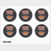 Curry Club Ronde Sticker (Vel)