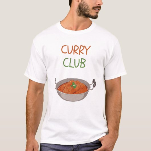 Curry Club T-shirt (Voorkant)