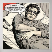 Curry Eating 1950's Comic Poster (Devant)