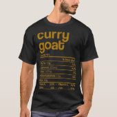 Curry Goat Nutrition Feit Funny Thanksgiving Chris T-shirt (Voorkant)