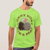 Curry Goat Rice and Peas Jamaican Caribbean Food T-shirt (Voorkant)